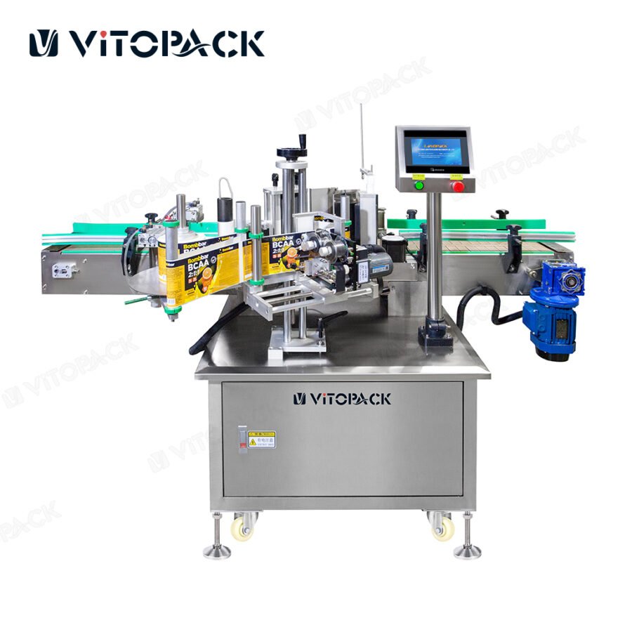 Protein Powder bottle labeling machine cover