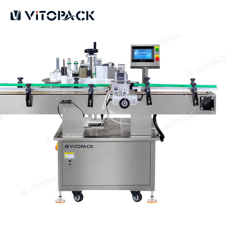 Snack Cup Filling Line with Dual-Head Sealer and Tapered Labeler main img 2